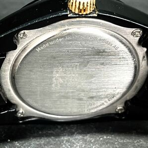 adidas アディダス SANTIAGO サンティアゴ ADH2798 メンズ 腕時計 アナログ クオ―ツ 3針 ブラック×ゴールド ラウンド 新品電池交換済みの画像7