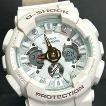 2012年限定 CASIO カシオ G-SHOCK ジーショック ラバーズコレクション GA-120LA 腕時計 クオーツ アナデジ 多機能 ホワイト 新品電池交換済_画像1