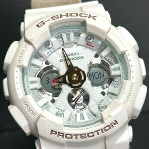 2012年限定 CASIO カシオ G-SHOCK ジーショック ラバーズコレクション GA-120LA 腕時計 クオーツ アナデジ 多機能 ホワイト 新品電池交換済