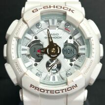 2012年限定 CASIO カシオ G-SHOCK ジーショック ラバーズコレクション GA-120LA 腕時計 クオーツ アナデジ 多機能 ホワイト 新品電池交換済_画像3