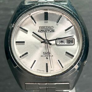 美品 SEIKO セイコー セイコー5 ACTUS アクタス 6106-8670 腕時計 自動巻き アナログ デイデイトカレンダー 諏訪精工舎 メンズ 動作確認済の画像3