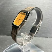 美品 SEIKO セイコー DOLCE ドルチェ 7781-5100 腕時計 クオーツ アナログ 3針 ゴールド ステンレススチール 新品電池交換済み 動作確認済_画像4