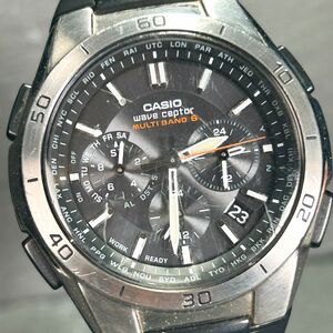 CASIO カシオ WAVE CEPTOR ウェーブセプター WVQ-M410-1A 腕時計 タフソーラー 電波時計 アナログ カレンダー 24時間計 動作確認済み