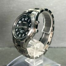 希少 美品 SEIKO セイコー SPIRIT スピリット SBTM005 腕時計 ソーラー 電波時計 アナログ 3針 カレンダー チタニウム メンズ 動作確認済み_画像5