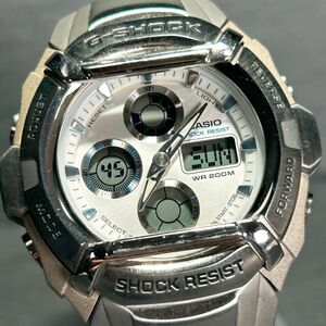 美品 CASIO カシオ G-SHOCK ジーショック コックピット G-511D-7A 腕時計 クオーツ アナデジ カレンダー ステンレススチール 動作確認済み