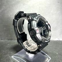 美品 CASIO カシオ G-SHOCK ジーショック GA-400-1B 腕時計 クオーツ アナデジ カレンダー 多機能 ブラック×レッド メンズ 新品電池交換済_画像5