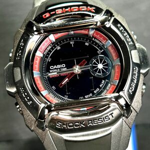 新品 CASIO カシオ G-SHOCK ジーショック コックピット G-511D-4A 腕時計 クオ―ツ アナデジ カレンダー 多機能 レッド ステンレススチール