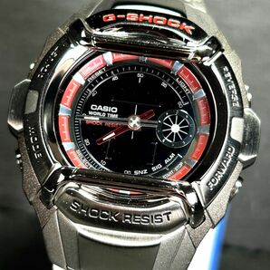 新品 CASIO カシオ G-SHOCK ジーショック コックピット G-511D-4A 腕時計 クオ―ツ アナデジ カレンダー 多機能 レッド ステンレススチールの画像2