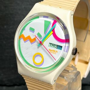 Swatch スウォッチ Gent ジェント Original オリジナル TUTTI トゥッティ AG1989 GW700 腕時計 アナログ クオーツ ホワイト 新品電池交換済の画像2