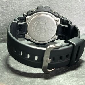 美品 CASIO カシオ G-SHOCK ジーショック G-100-1BV 腕時計 クオーツ アナデジ カレンダー ブラック×レッド ステンレススチール 多機能の画像7