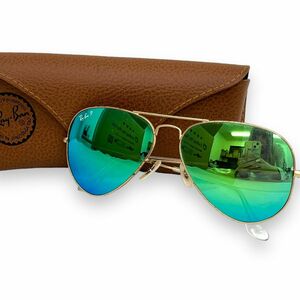 Ray-Ban レイバン サングラス 眼鏡 アイウェア ファッション ブランド ティアドロップ RB3025 アビエーター AVIATOR グリーンミラー