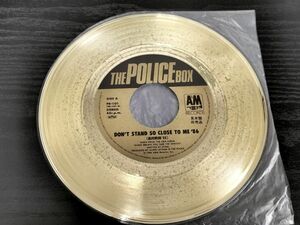 1円スタート レコード The Police ポリス Don't Stand So Close To Me '86 高校教師 gold ゴールド 見本盤 非売品 昭和 ロック rock