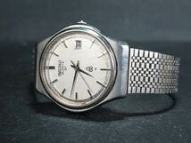 1979年製 SEIKO セイコー Q822-8000 メンズ アナログ クォーツ ヴィンテージ 腕時計 ホワイト 亀戸製 カレンダー メタルベルト ステンレス_画像5