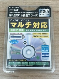 ELECOM エレコム マルチレンズクリーナー 湿式 再生エラーの解消用 超強力 音飛び 滴下方式 ディスククリーナー 車載機対応 CK-MUL2