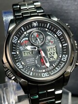 超美品 CITIZEN ATTESA シチズン アテッサ ジェットセッター ATV53-2933 エコドライブ Eco-Drive 電波ソーラー 腕時計 ソーラー電波_画像1