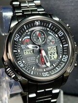 超美品 CITIZEN ATTESA シチズン アテッサ ジェットセッター ATV53-2933 エコドライブ Eco-Drive 電波ソーラー 腕時計 ソーラー電波_画像2