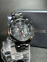 超美品 CITIZEN ATTESA シチズン アテッサ ジェットセッター ATV53-2933 エコドライブ Eco-Drive 電波ソーラー 腕時計 ソーラー電波_画像3