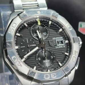 美品 TAG HEUER タグホイヤー アクアレーサー 自動巻き 機械式 メカニカル 腕時計 キャリバー16 CAY2110 動作確認済み 定価５１万円の画像2