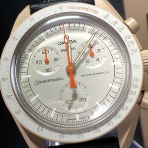 新品 Swatch × Omega MISSION TO JUPITER スウォッチ × オメガ ミッション トゥ ジュピター 腕時計 バイオセラミック SO33C100の画像2