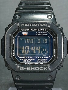 箱付き CASIO カシオ G-SHOCK ジーショック マルチバンド6 GW-M5610-1B デジタル 電波ソーラー 腕時計 ブラック ラバーベルト 動作確認済み