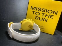 希少 新品 Swatch × Omega MISSION TO THE SUN スウォッチ × オメガ ミッション トゥ ザ サン 腕時計 バイオセラミック SO33J100_画像7