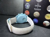 超美品 Swatch × Omega Mission to Uranus スウォッチ × オメガ ミッション トゥ ウラヌス　腕時計 バイオセラミック SO33L100_画像8