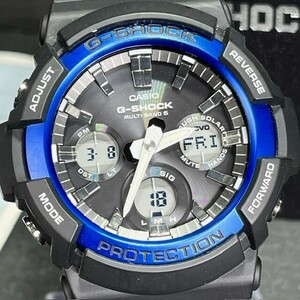 新品 CASIO G-SHOCK カシオ ジーショック GAW-100B-1A2JF 腕時計 電波ソーラー アナログ デジタル ブルー ブラック マルチバンド6