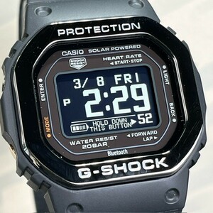 新品 CASIO G-SHOCK カシオ ジーショック G-SQUAD ジースクワッド DW-H5600MB-1JR Bluetooth 腕時計 ソーラー ハートレートモニター 黒