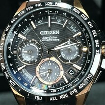 超美品 CITIZEN ATTESA シチズン アテッサ Eco-Drive CC9016-51E ソーラー電波 腕時計 チタン ブラック GPS衛星 サテライトウェーブ_画像3