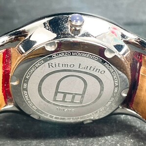3001本限定 Ritmo Latino リトモラティーノ Fino フィーノ RL-F85DB 腕時計 アナログ クオーツ デイト オールレッド 新品電池交換済みの画像7