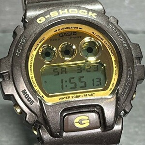 CASIO G-SHOCK カシオ ジーショック ガリッシュゴールド Galish Gold DW-6900BR-5 クオーツ 腕時計 メンズ アナログ デジタル 海外モデル