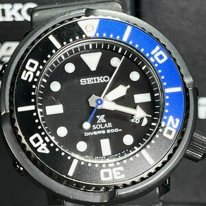 限定5000本 SEIKO PROSPEX セイコー プロスペックス SBDN045 ソーラー 腕時計 ダイバー スキューバ ブラック DIVER SCUBA LOWERCASE コラボ