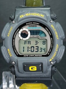 箱付き CASIO カシオ G-SHOCK ジーショック X-treme エクストリーム DW-9000SR-9T メンズ デジタル 腕時計 イエロー グレー 新品電池交換済