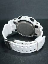 新品 CASIO カシオ G-SHOCK ジーショック GA-110GW-7A メンズ デジアナ 多機能 腕時計 ホワイト ラバーベルト ステンレス 新品電池交換済み_画像7