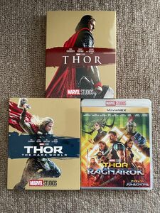 【Blu-ray/DVD】※欠品あり マイティ・ソー 3作品セット MARVEL