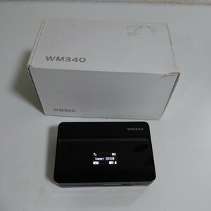 富士ソフト WM340　モバイル Wi-Fi ルーター SIMフリー 