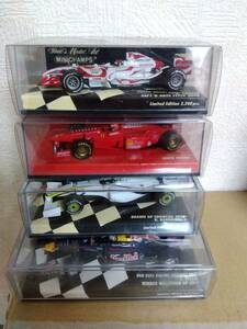 MINICHAMPS F1 4点セット 開封品未使用