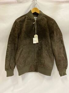 HOUSTON ヒューストン PIG SUEDE SPORTS JACKET 豚革 スエード ジャケット 8209 Mタグ付き [032] 132/417C