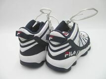 FILA フィラ SPAGHETTI JERRY STACKHOUSE MSS18026-001 ハイカット スニーカー size25.0/白ｘ紺 ■■ ☆ eca4 レディース_画像6