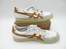 Onitsuka Tiger オニツカタイガー F45505517 ローカット スニーカー size27.5/白ｘ茶 ■■_画像3