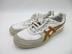 Onitsuka Tiger オニツカタイガー F45505517 ローカット スニーカー size27.5/白ｘ茶 ■■