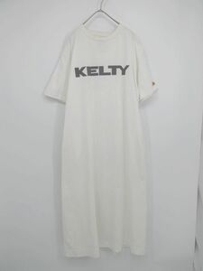 美品 KELTY ケルティ ロング Tシャツ 白 ■◇ ☆ eca4 レディース