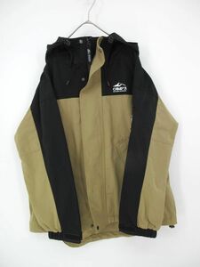 美品 camp7 キャンプ７ マウンテンパーカー ジャケット sizeM/黒ｘベージュ ■■ ☆ eba8 メンズ ☆ ebb5 メンズ