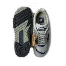 売切り【正規新品】new balance ニューバランス◆M1500UKF レザー UK製 スニーカー 上質 40周年 US購入(Dワイズ/US7.5/25.5cm)グレー190303_画像7