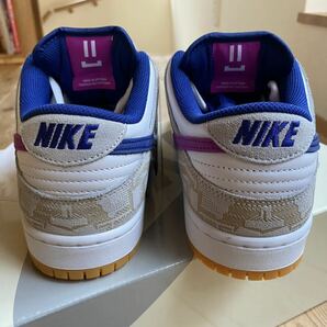 【新品未使用】Rayssa Leal Nike SB Dunk Low PRM Pure Platinum and Vivid Purple us9.5/27.5cm ライッサ・レアウ ナイキ ダンクの画像4