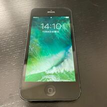 iPhone5 本体 16GB ME045J/A ブラック ⑦_画像1