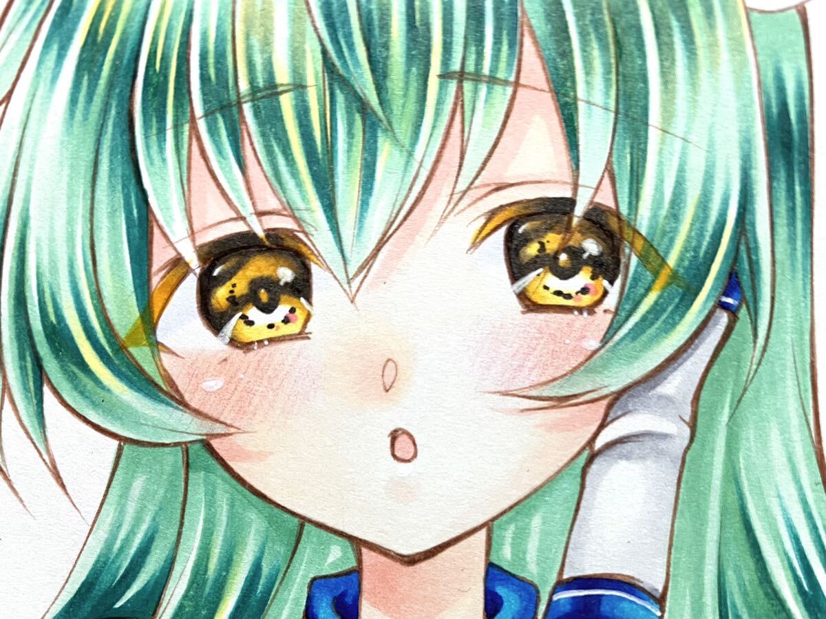 Illustration dessinée à la main Touhou Project Sanae Tofuya [Merci événement 1000 début], des bandes dessinées, produits d'anime, illustration dessinée à la main