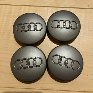 Audi アウディ 純正アルミホイール用センターキャップ4個 中古 4B0 601 170