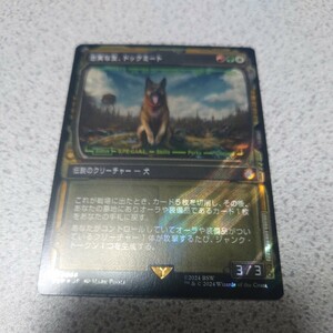 MTG PIP 忠実な友、ドッグミート 日本語サージfoil 一枚 ショーケース fallout フォールアウト 即決