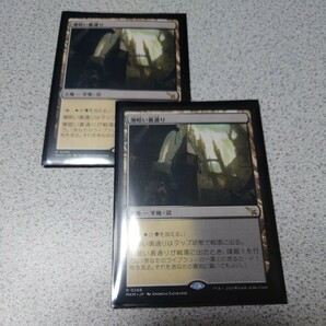 MTG MKM 薄暗い裏通り 日本語 二枚セット カルロフ邸殺人事件 即決の画像1